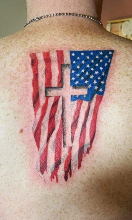 forearm tattoos american flag|american flag cross tattoo designs.